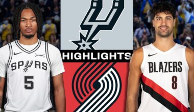 San Antonio Spurs vs Portland Trail Blazers FULL GAME HIGHLIGHTS