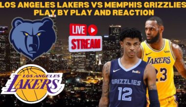 **LIVE** | Grizzlies vs Lakers Play by Play & Reaction #nba