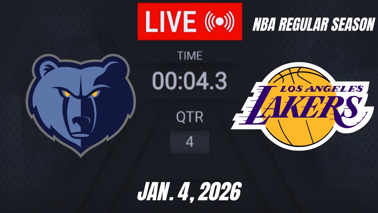 NBA LIVE! Los Angeles Lakers vs Memphis Grizzlies | January 4, 2026 | Lakers vs Grizzlies 2K26