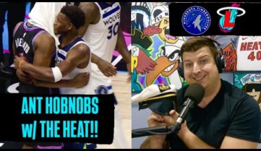 Miami Heat Lose To Timberwolves But Anthony Edwards Was Very Chummy After The Game