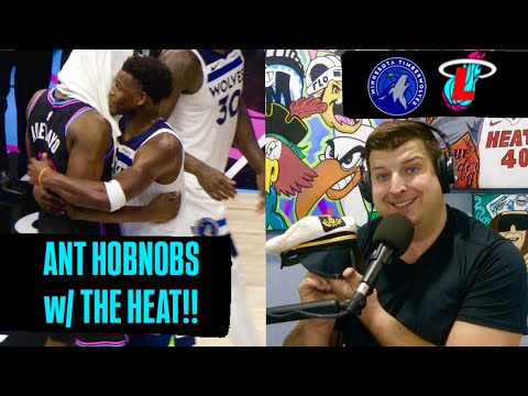 Miami Heat Lose To Timberwolves But Anthony Edwards Was Very Chummy After The Game