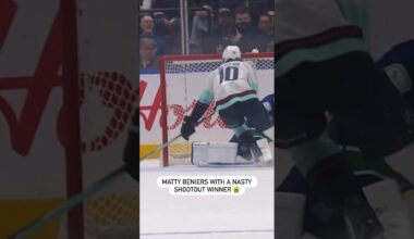 Nasty Shootout Winner From Matty Beniers! 🤮