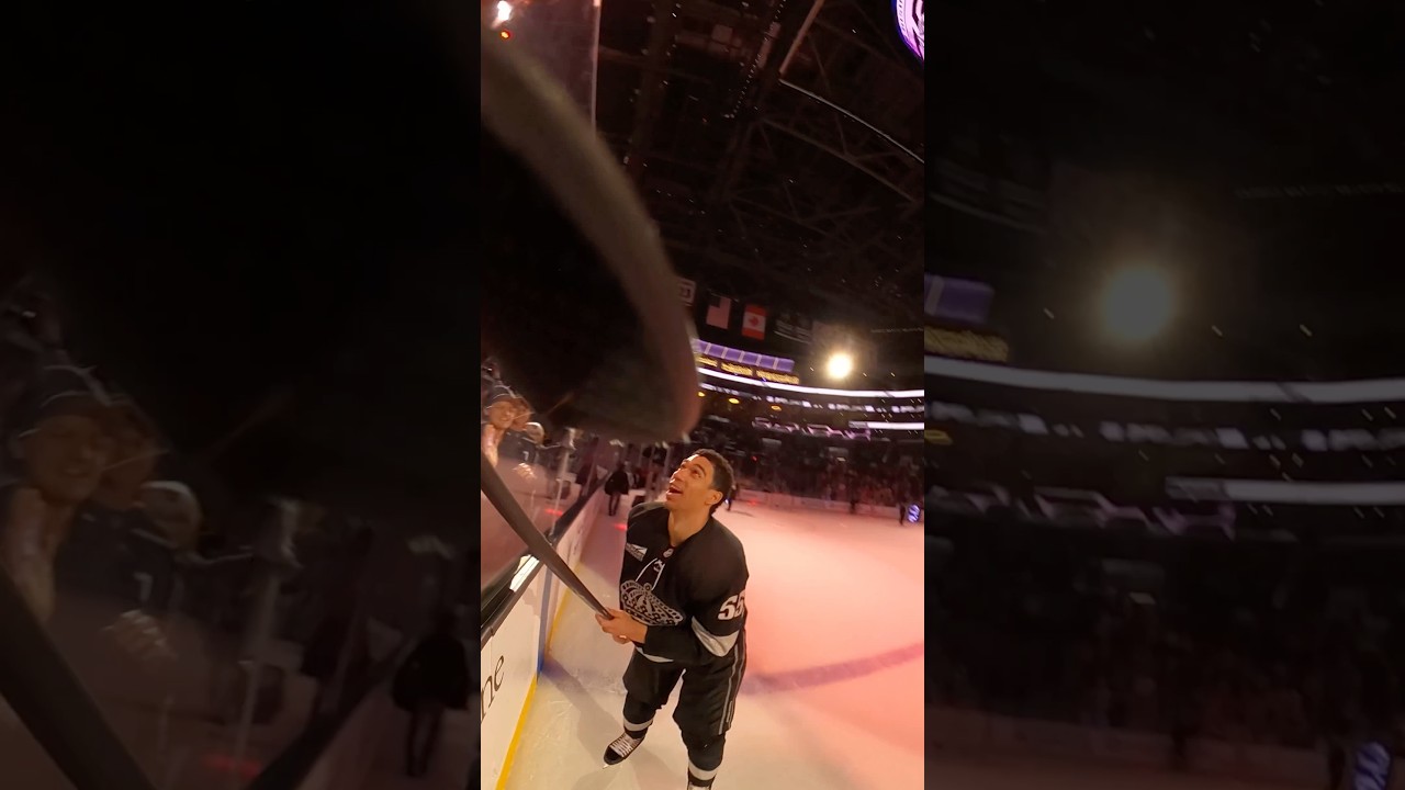 First Star Q 🤩 #lakings #hockey