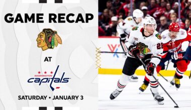 Blackhawks at Capitals Game Highlights | 1.3.26