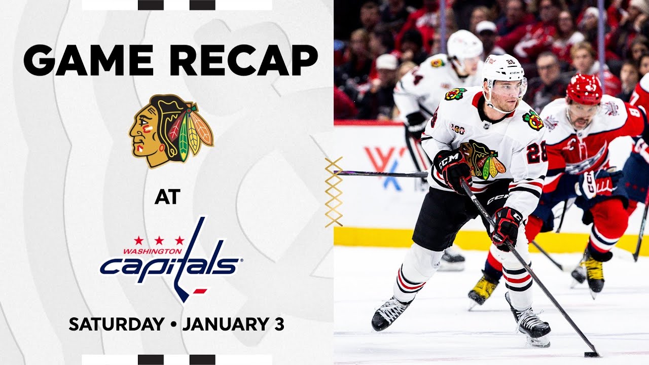 Blackhawks at Capitals Game Highlights | 1.3.26