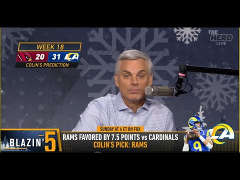 THE HERD | Colin Cowherd CONFIDENT Los Angeles Rams Are ANGRY And Will BLOWOUT Arizona | NFL