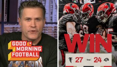 GMFB | Bijan Robinson is the greatest RB of all-time - Kyle Brandt on Falcons stun Rams 27-24 on MNF