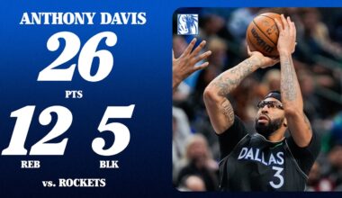 Anthony Davis (26 PTS 12 REB 5 BLK) vs. Houston Rockets | January 3, 2026