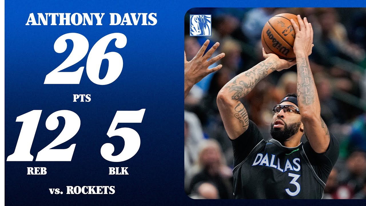 Anthony Davis (26 PTS 12 REB 5 BLK) vs. Houston Rockets | January 3, 2026