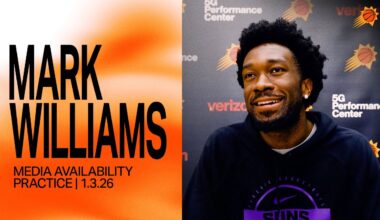 Mark Williams Practice Media Availability | Phoenix Suns 1-3-26