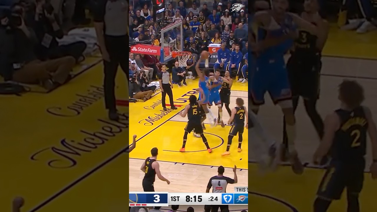 JDub throwing it ⬇️ #okcthunder | Vote 8 for All-Star at okcthunder.com/vote