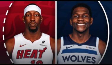 Miami Heat at Minnesota Timberwolves  NBA Live Play by Play Scoreboard / Interga