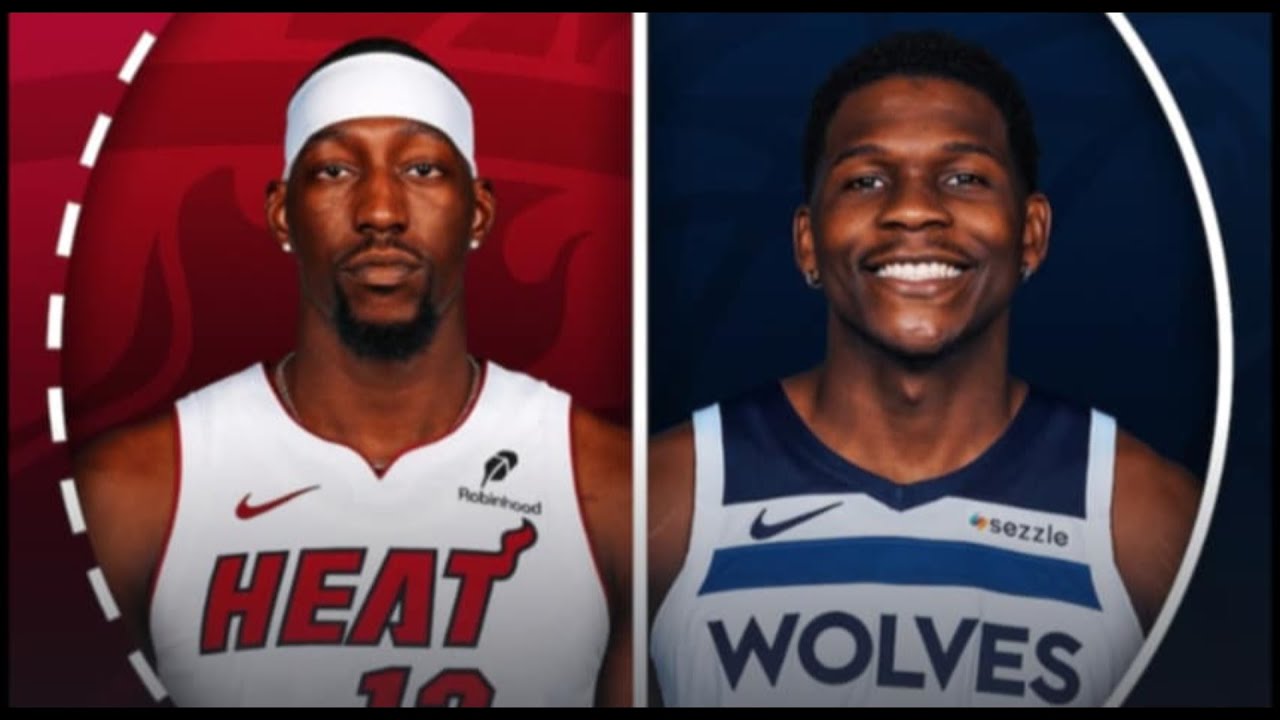 Miami Heat at Minnesota Timberwolves  NBA Live Play by Play Scoreboard / Interga