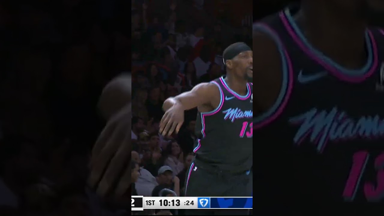 Bam had him LOST! 👀🌪️ #miami #basketball #spin #nba
