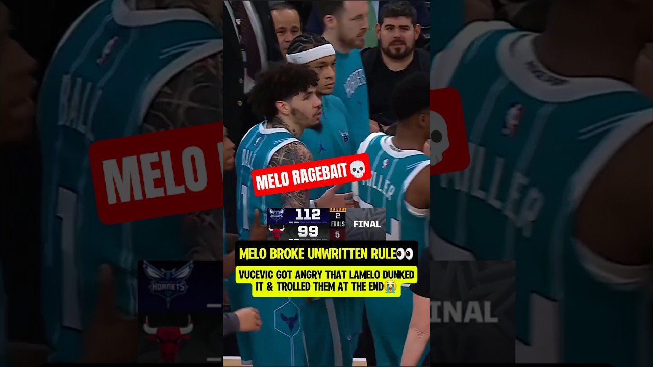 LaMelo BROKE the unwritten RULE😭