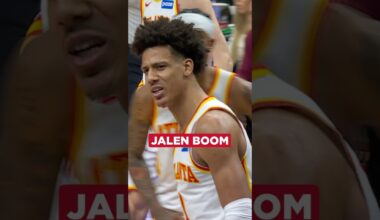 JJ said get off meeeeeeee #nba #hawks #jalenjohnson #dunk #poster