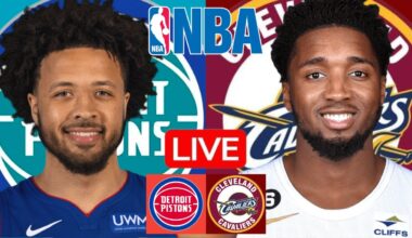 LIVE: DETROIT PISTONS vs CLEVELAND CAVALIERS | NBA | PLAY BY PLAY | SCOREBOARD