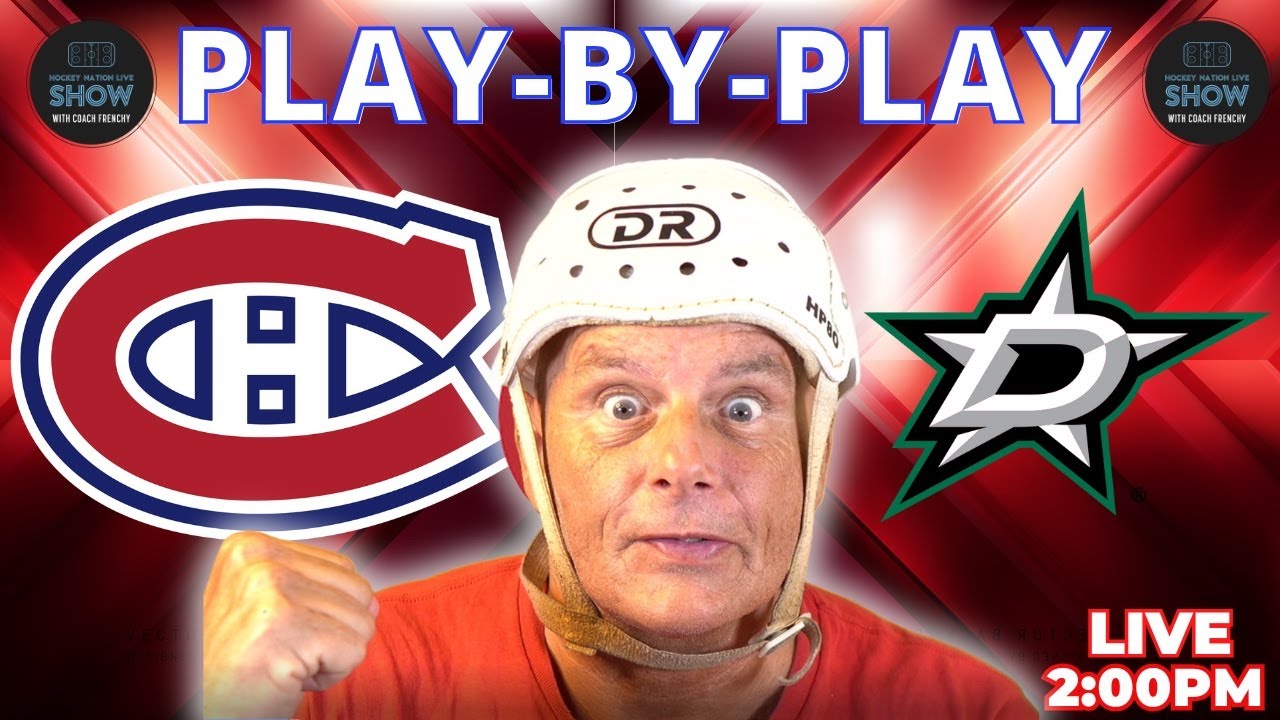 SUZUKI IS AN OLYMPIAN! 🇨🇦 Canadiens vs Stars LIVE | Play-by-Play & Reaction
