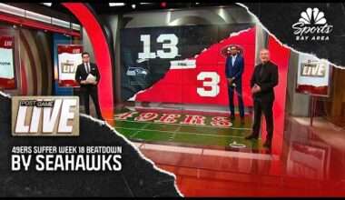 Brock Purdy, 49ers beat down by Seahawks 13-3 in disappointing Week 18 loss | NBC Sports Bay Area