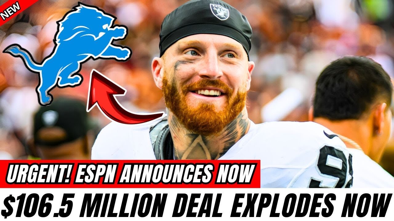 🚨🥳 MOST ANTICIPATED ANNOUNCEMENT! THIS SIGNING IS A MASTERSTROKE! DETROIT LIONS NEWS TODAY 2025!