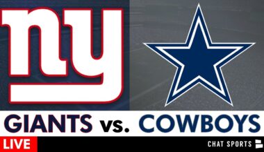 Giants vs. Cowboys Live Streaming Free Play-By-Play, Highlights, Scoreboard | NFL Week 18
