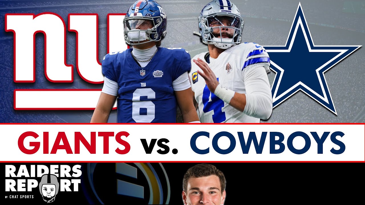 NFL Live Stream Scoreboard: Giants vs. Cowboys Free Play-By-Play, Raiders #1 Pick Watch Party On FOX