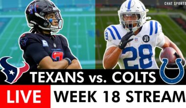 Texans vs. Colts Free Streaming Scoreboard, Play-By-Play, Highlights | LIVE NFL Week 18 On CBS