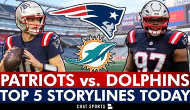 Patriots vs. Dolphins Preview: 5 Top Patriots Storylines To Watch For Tonight | AFC Playoff Picture