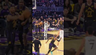 Lebron closes out the 2nd Qtr against the Memphis Grizzlies #lakersvshrizzlies #lakers #lebronjames