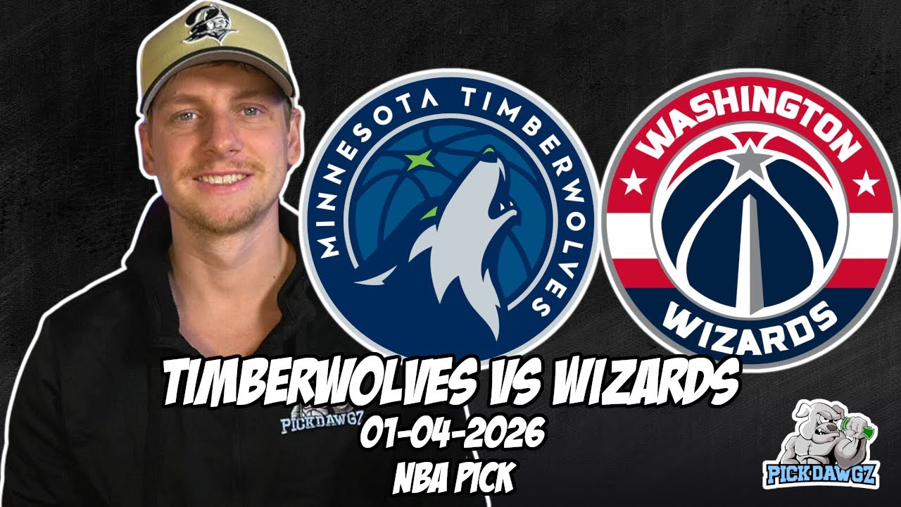 Minnesota Timberwolves vs Washington Wizards 1/4/26 NBA Free Picks & Prediction | NBA Betting Tips