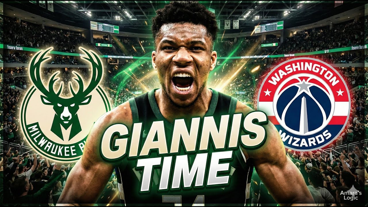 🚨BUCKS vs WIZARDS LIVE 😤 Giannis DOMINATION Incoming?