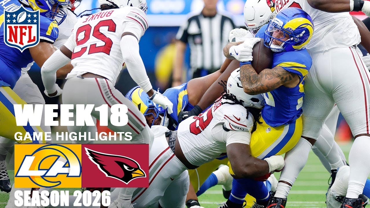 Los Angeles Rams Vs. Arizona Cardinals Week 18 | Game Highlights | 2026 NFL Season