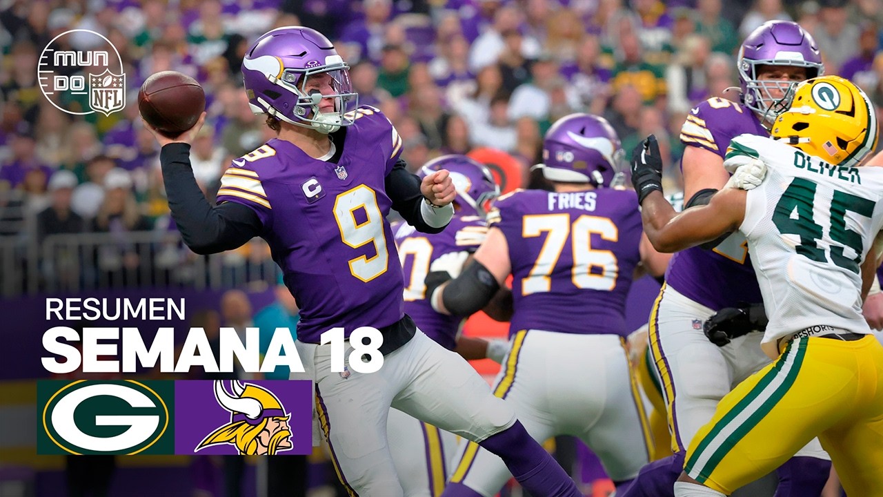 Green Bay Packers vs. Minnesota Vikings | Resumen NFL en español - Semana 18 | NFL Highlights 2025
