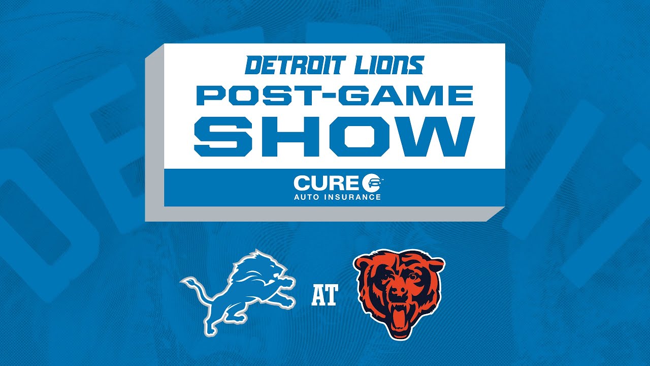 Lions at Bears Week 18 | Detroit Lions Live CURE Auto Insurance Postgame Show