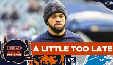BEARS POSTGAME: Caleb Williams & Chicago Bears Have NO ANSWERS for Detroit Lions | CHGO Bears