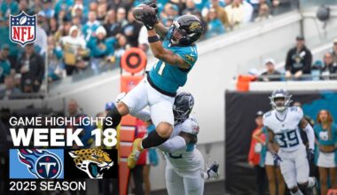 Tennessee Titans vs. Jacksonville Jaguars Game Highlights | NFL 2025 Season Week 18