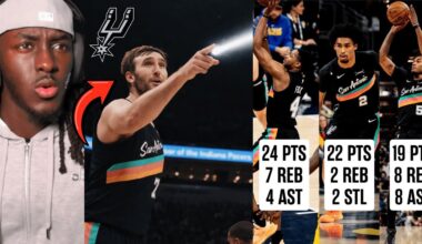 SPURS DEPTH IS INSANE.. Spurs Vs Pacers Highlights Reaction