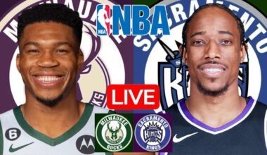LIVE: MILWAUKEE BUCKS vs SACRAMENTO KINGS | NBA | PLAY BY PLAY | SCOREBOARD