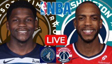 LIVE: MINNESOTA TIMBERWOLVES vs WASHINGTON WIZARDS | NBA | PLAY BY PLAY | SCOREBOARD