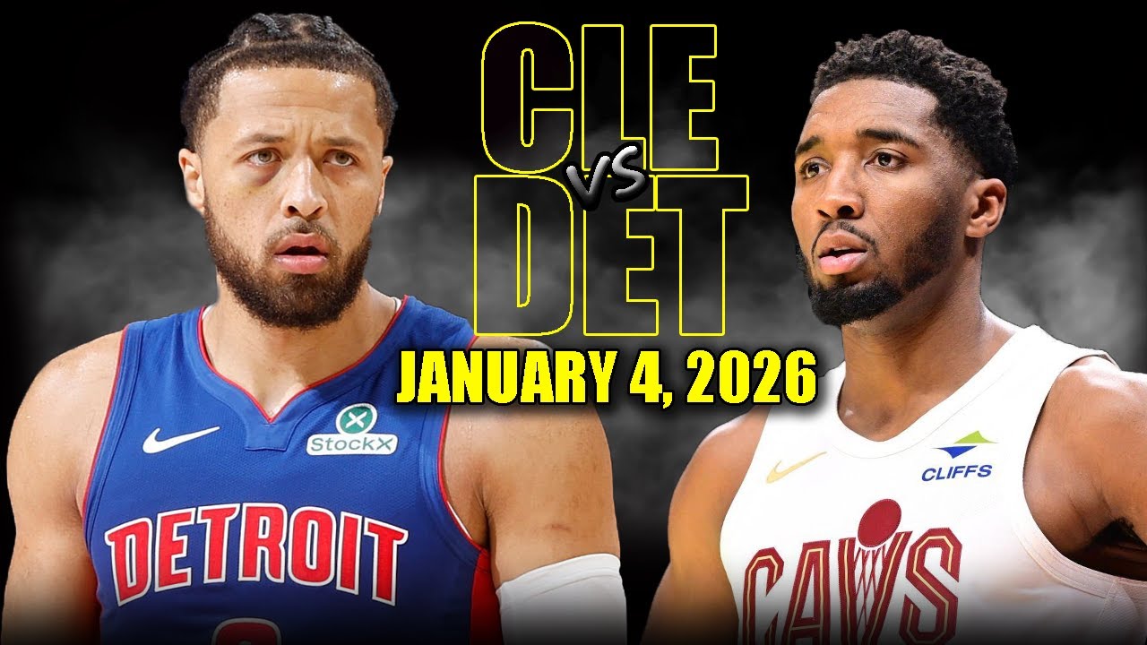Detroit Pistons vs Cleveland Cavaliers Full Game Highlights – January 4, 2026 | NBA Season