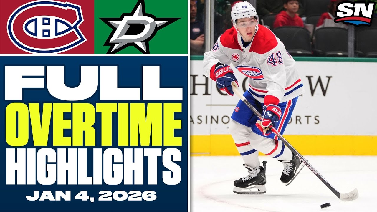 Montreal Canadiens at Dallas Stars | FULL Overtime Highlights - January 4, 2026