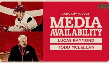 Lucas Raymond, Todd McLellan Practice Media | Jan. 4, 2026