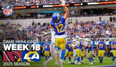 Arizona Cardinals vs. Los Angeles Rams Game Highlights | NFL 2025 Season Week 18