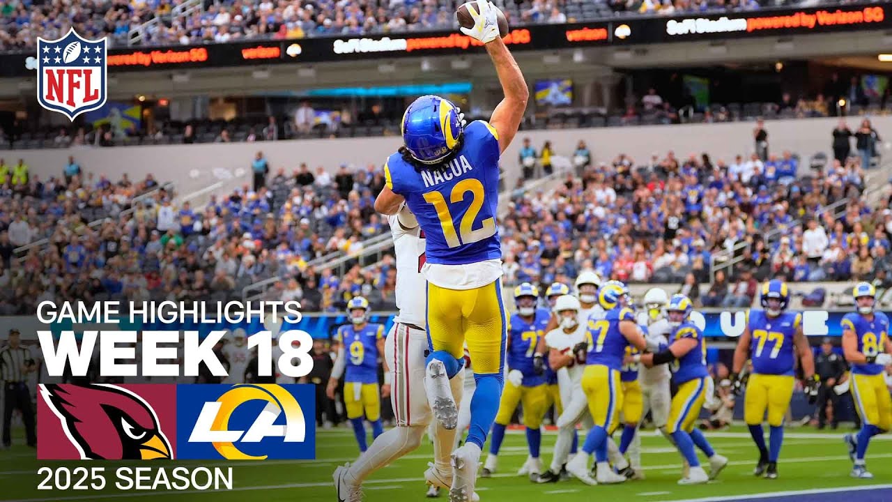 Arizona Cardinals vs. Los Angeles Rams Game Highlights | NFL 2025 Season Week 18