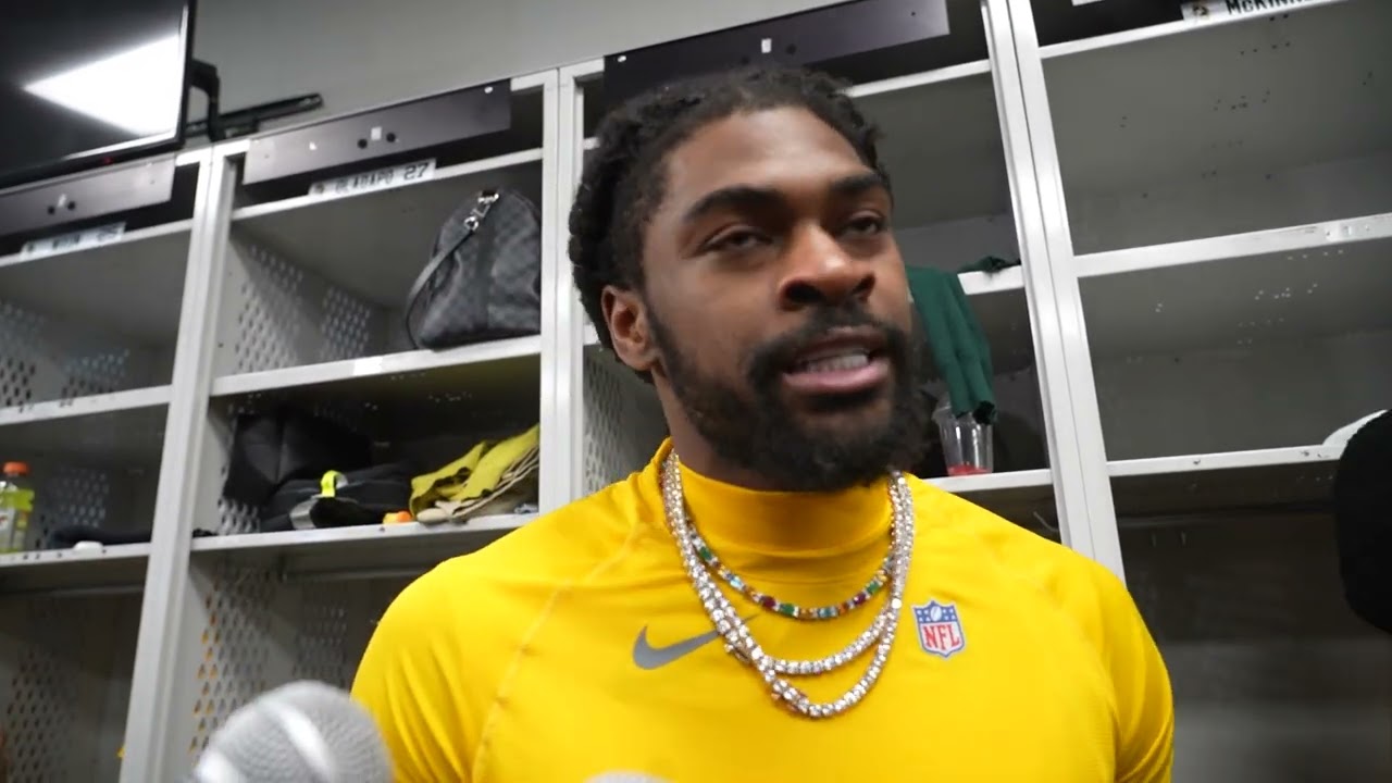 Trevon Diggs reacts to his first game with the Packers in Week 18 vs Vikings