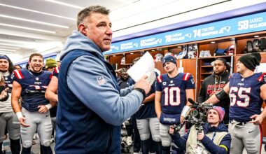 Inside Patriots Locker Room After Regular Season Finale Win vs. Dolphins | New England Patriots