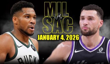 Milwaukee Bucks vs Sacramento Kings Full Game Highlights – January 4, 2026 | NBA Season