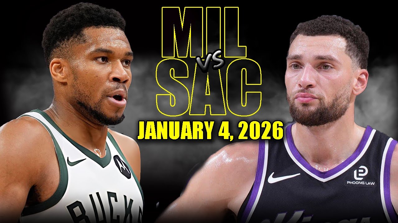 Milwaukee Bucks vs Sacramento Kings Full Game Highlights – January 4, 2026 | NBA Season