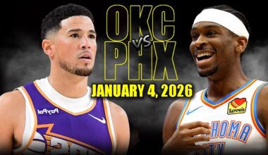 Oklahoma City Thunder vs Phoenix Suns Full Game Highlights – January 4, 2026 | NBA Season