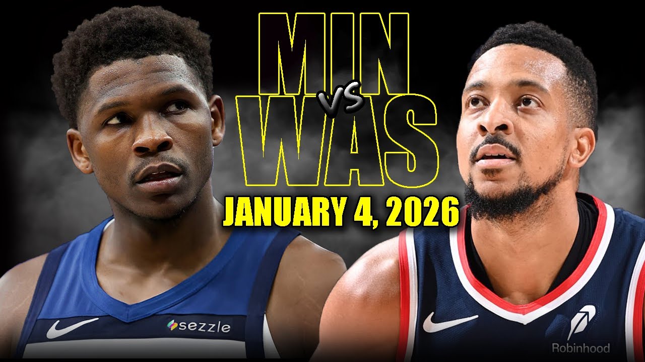 Minnesota Timberwolves vs Washington Wizards Full Game Highlights – January 4, 2026 | NBA Season